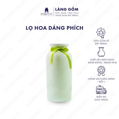 Lọ hoa Men ngọc phích