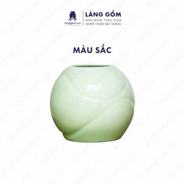 Lọ hoa Men ngọc vô trên sóng