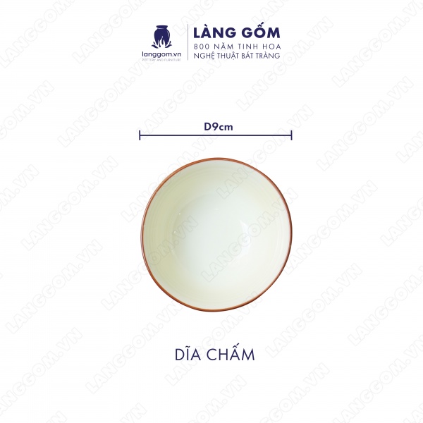 Bộ bàn ăn mặt trời men trắng vẽ đào hồng 