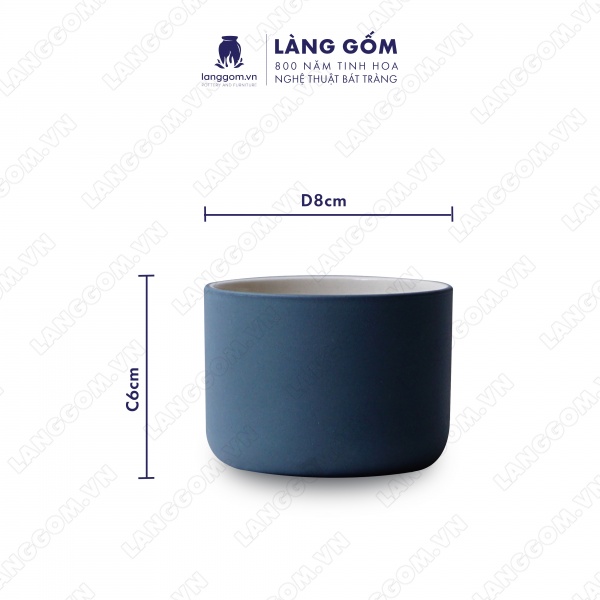Cốc hình trụ không quai (lùn)
