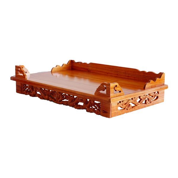 Mâm thờ chạm gỗ xoan 100